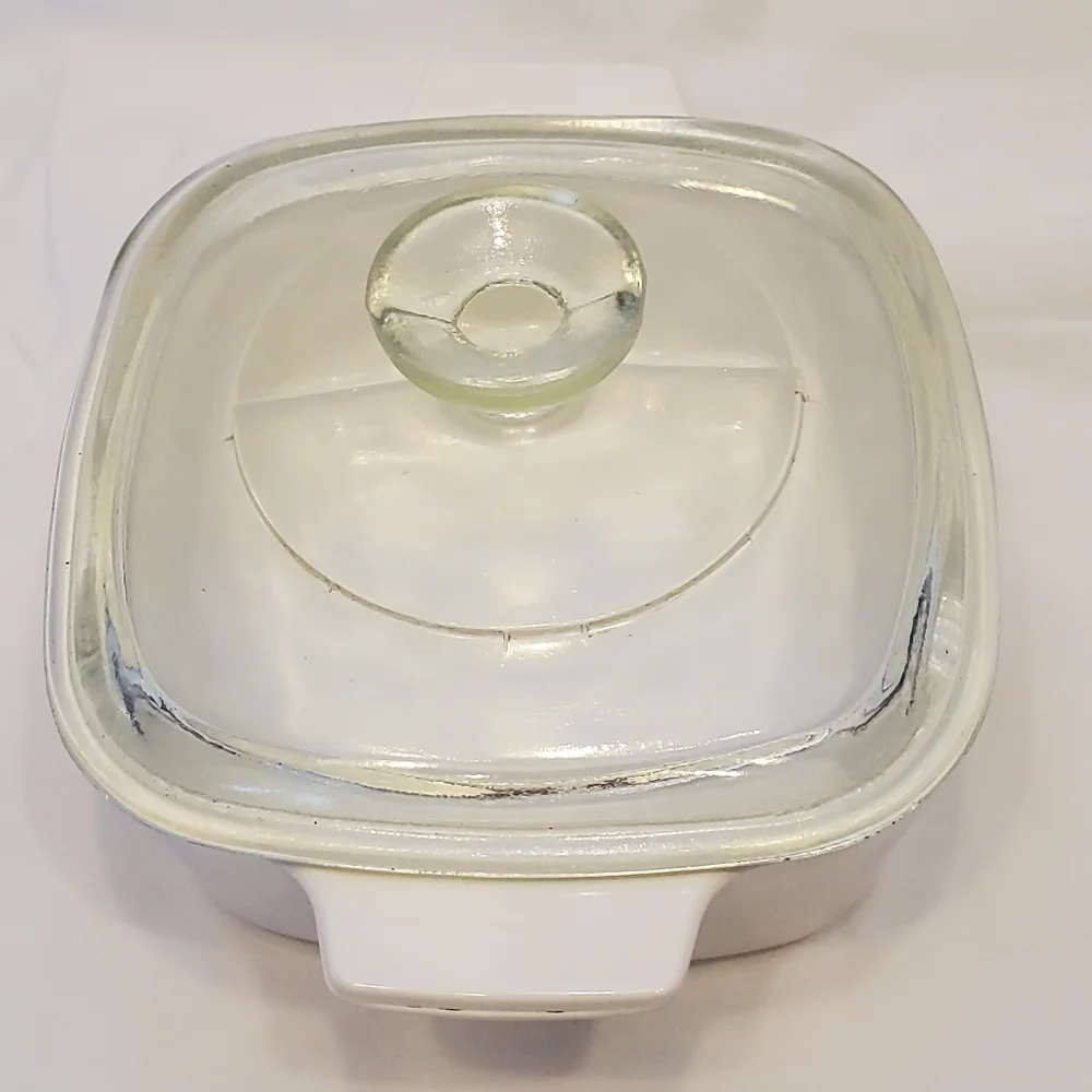 Corning Ware Vintage Wildflower Poppy A-1-1/2-B 1-1/2 Qt Baking Dish With P-7-C